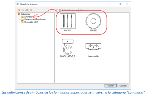 Cambiar los bloques del DWG a las categoría Luminarias